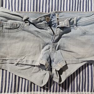 Light Blue Denim Women's Shorts